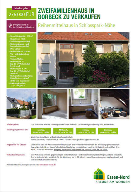 Zweifamilienhaus Borbeck