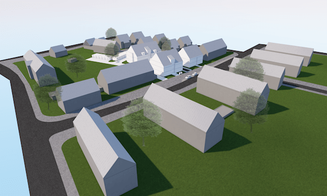 Nöggerathstraße Vogelperspektive 3D