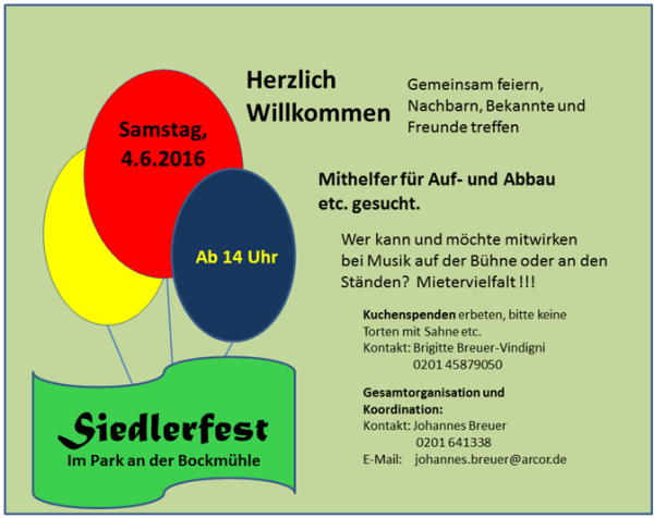 Siedlerfest 04.06.2016