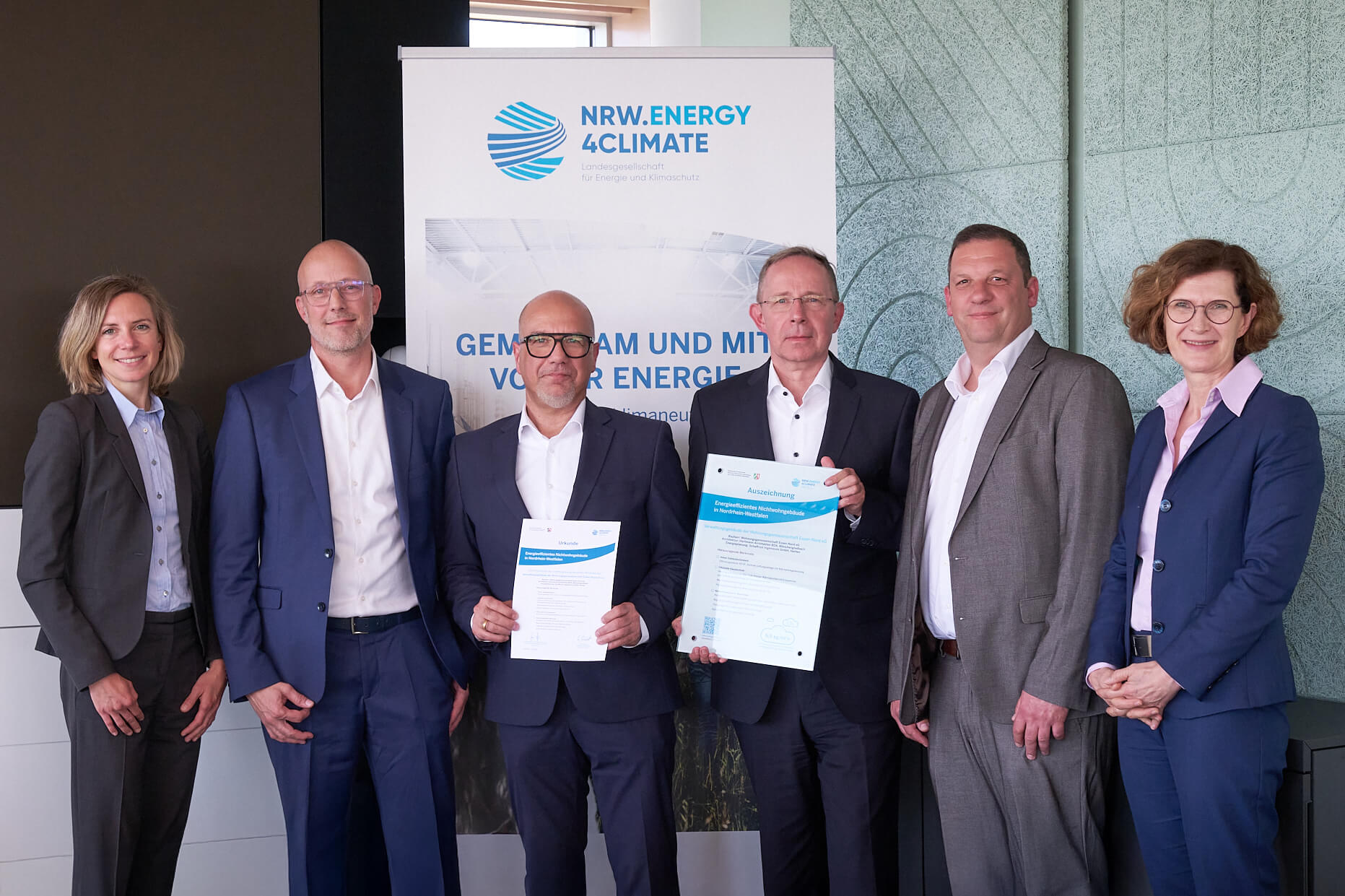 Auszeichnung für energieeffizientes Verwaltungsgebäude | NRW.Energy4Climate